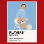 Mike Summerbee Manchester City Icon Frame — Red