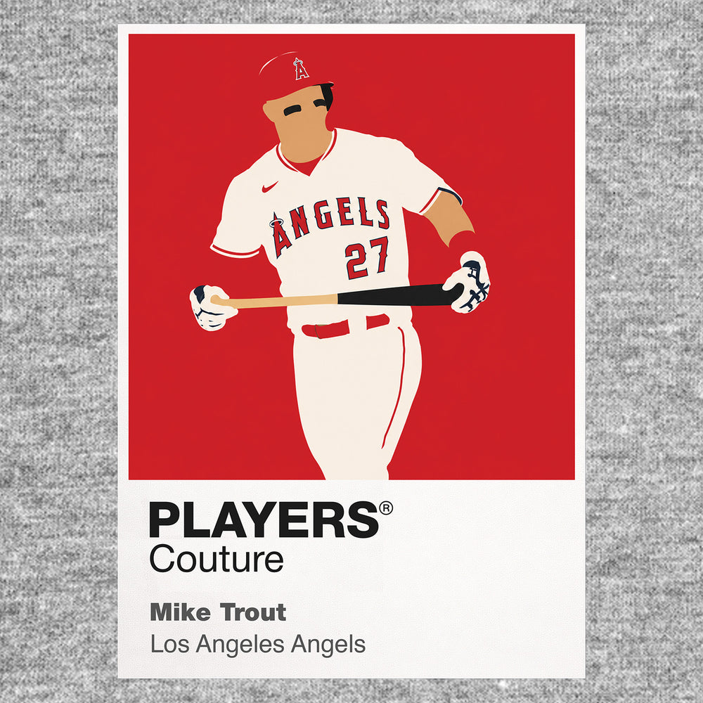 Mike Trout Angels Baseball Icon Frame - Icon Design (View 7)