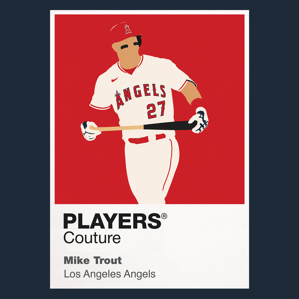 Mike Trout Angels Baseball Icon Frame - Icon Design (View 3)