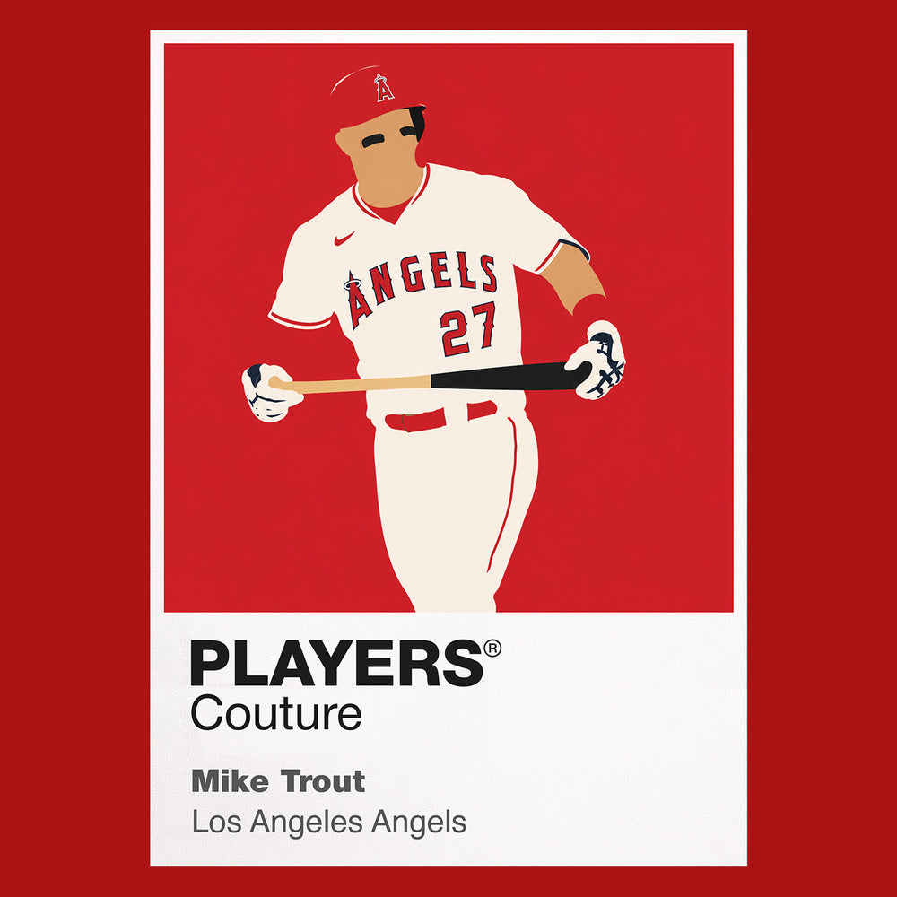 Mike Trout Angels Baseball Icon Frame - Icon Design