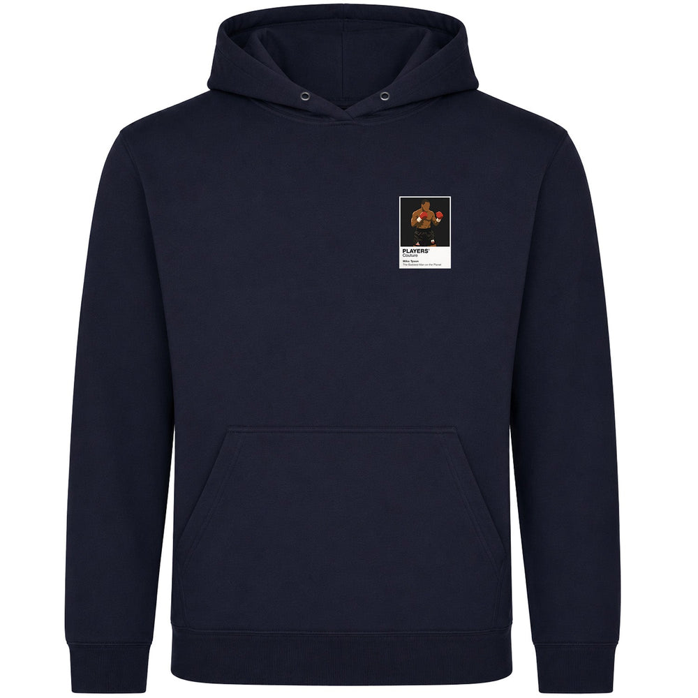 Mike Tyson 2 Boxing Icon Frame Men's Hoodie - Navy