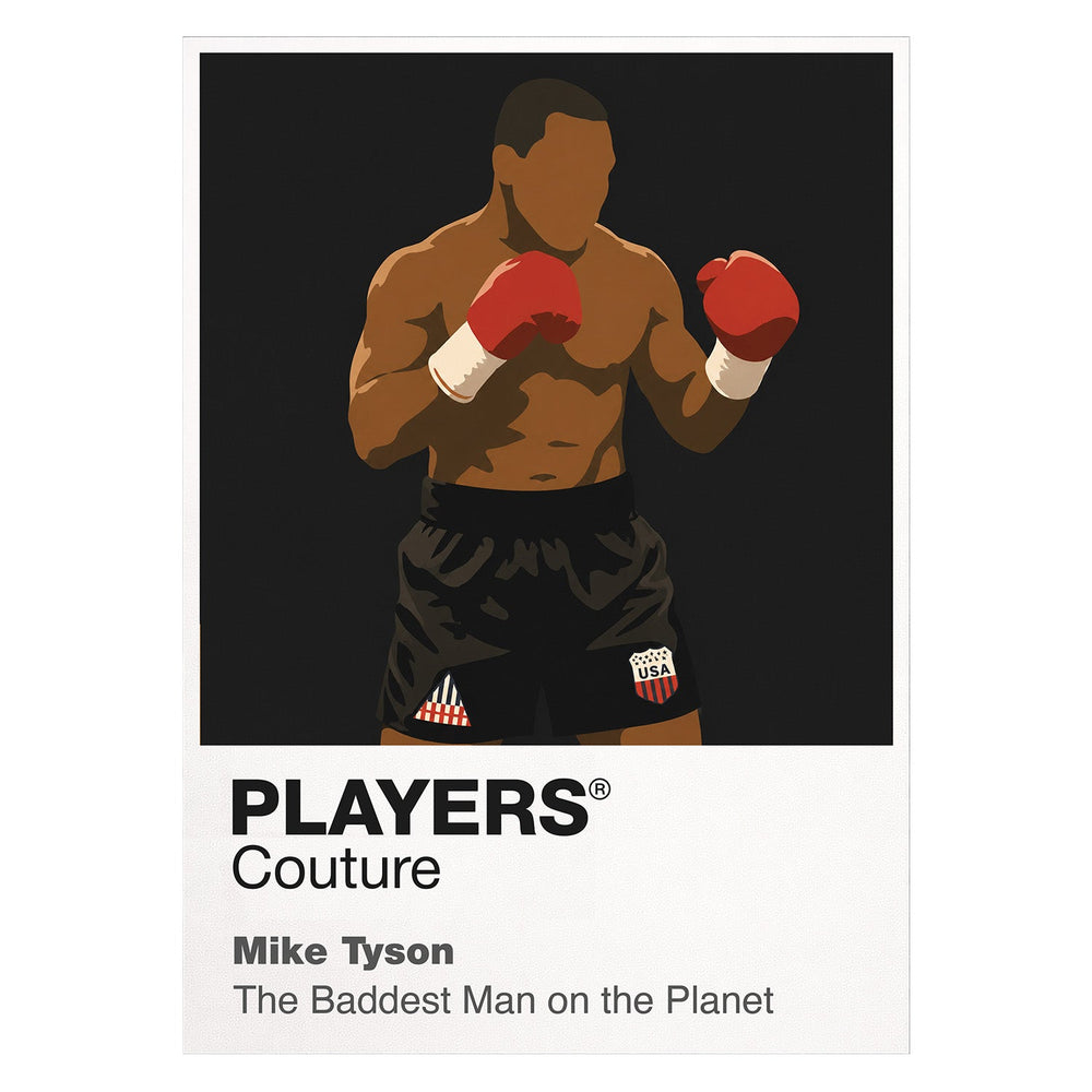 Mike Tyson 2 Boxing Icon Frame - Icon Design
