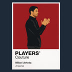 Mikel Arteta Arsenal Men's Hoodie - Navy