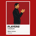 Mikel Arteta Arsenal Men's Hoodie - Red