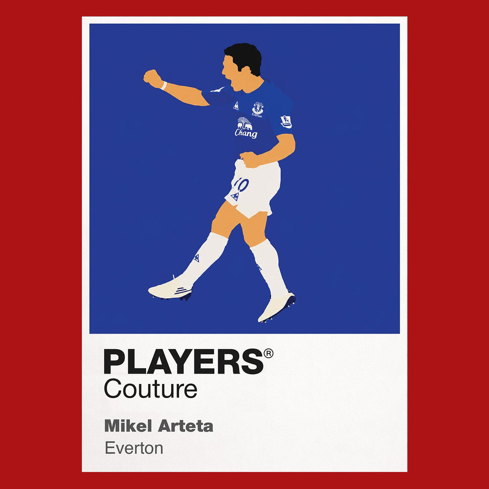 Mikel Arteta Everton Men's Hoodie - Red