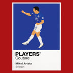 Mikel Arteta Everton Men's Hoodie - Red