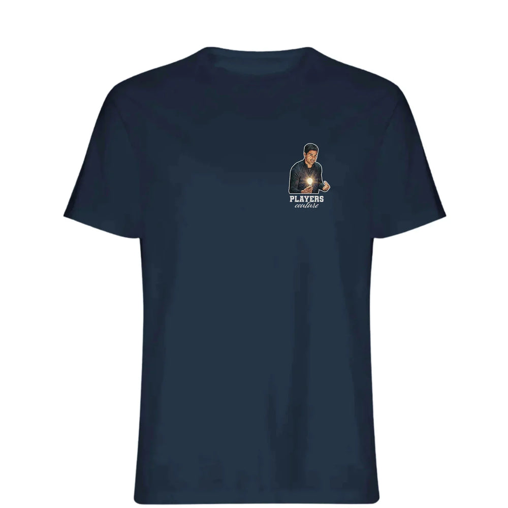 Mikel Arteta t-shirt – white men's t-shirt featuring the Mikel Arteta Players Couture logo