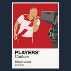 Mikey Lewis Hull Kingston Rovers rugby league T-shirt navy