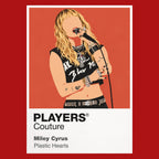 Miley Cyrus Miley Cyrus's evolving pop-rock styling and powerful live-performance identity Icon Frame artwork in red