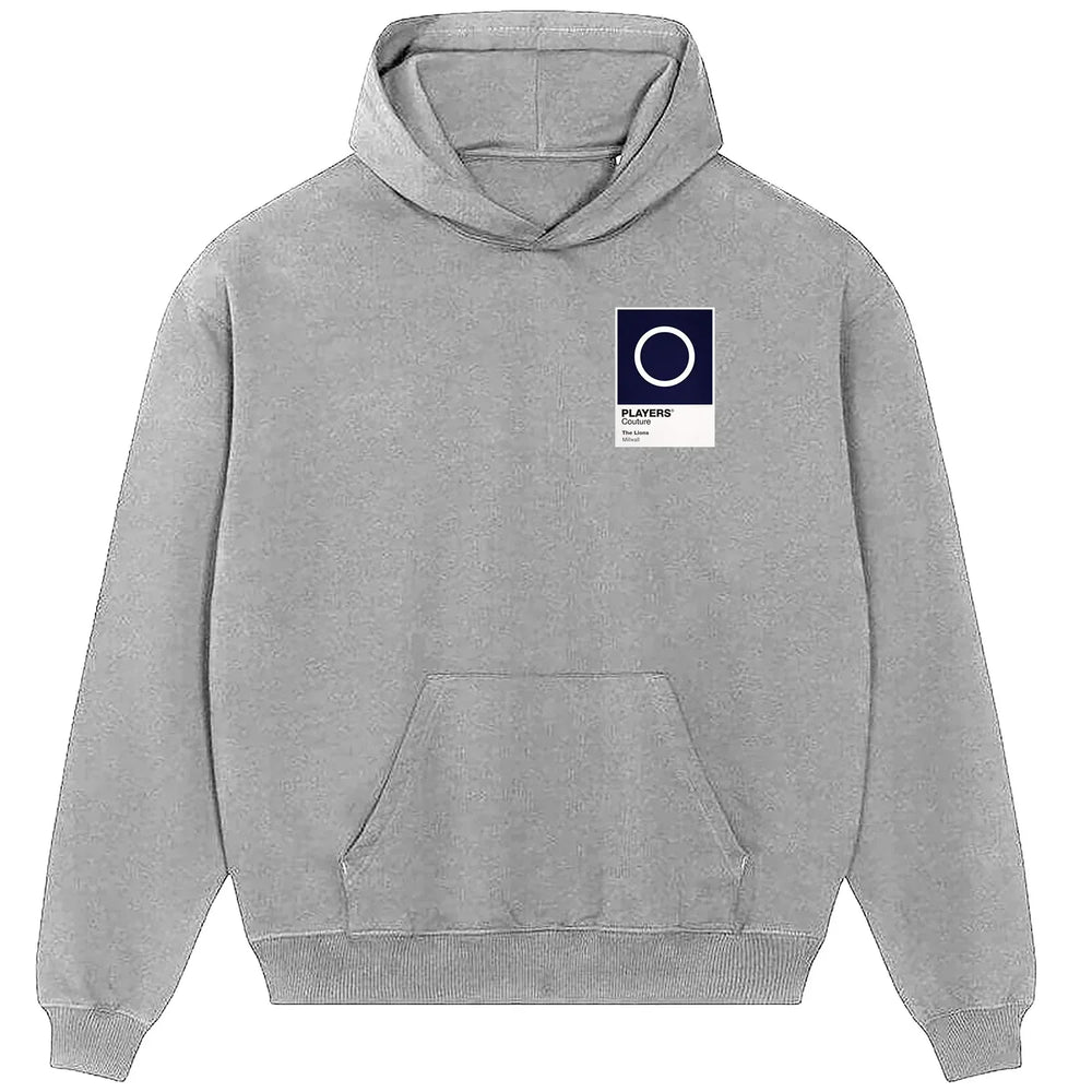 Millwall hoodie – grey men's hoodie featuring the Millwall Players Couture logo