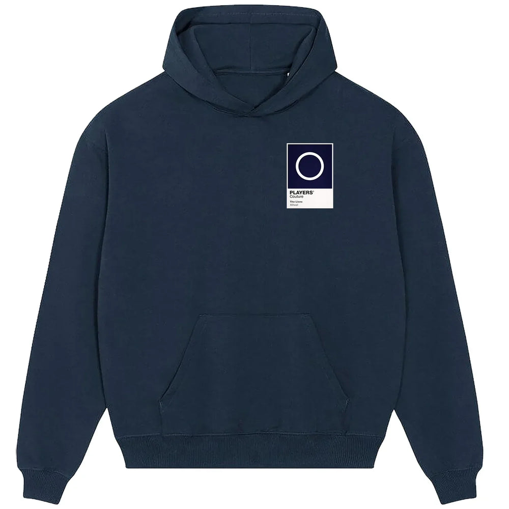 Millwall hoodie – navy men's hoodie featuring the Millwall Players Couture logo