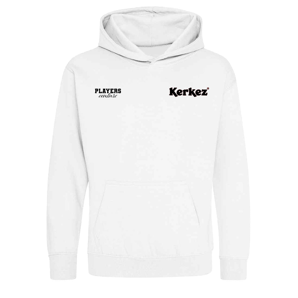Milos Kerkez Logo Players Couture Kids Hoodie White