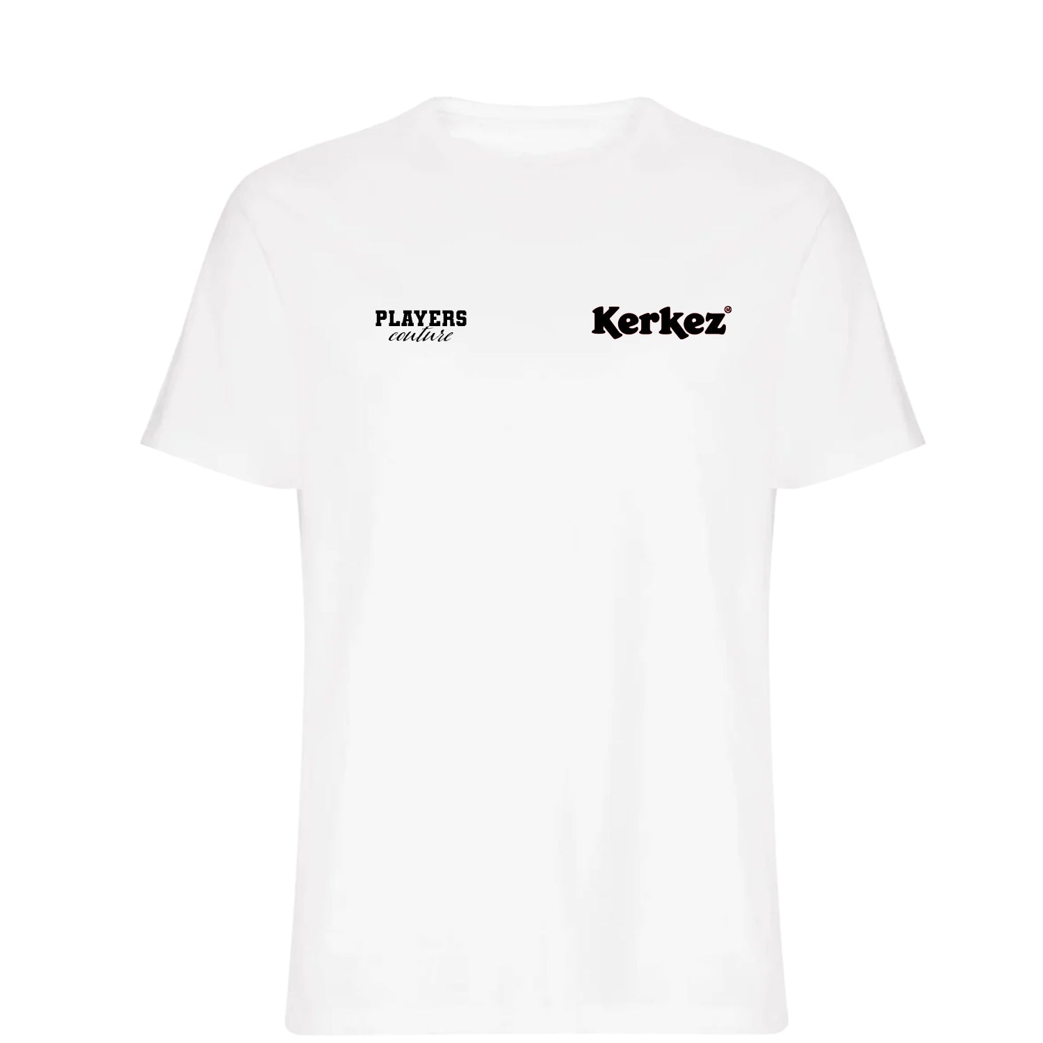 Milos Kerkez Logo Players Couture Mens T-Shirt White