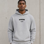 Minions name-print hoodie - grey