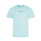 Essentials Collection t-shirt – blue kids' t-shirt with white Essentials Collection letters and Players Couture logo on the