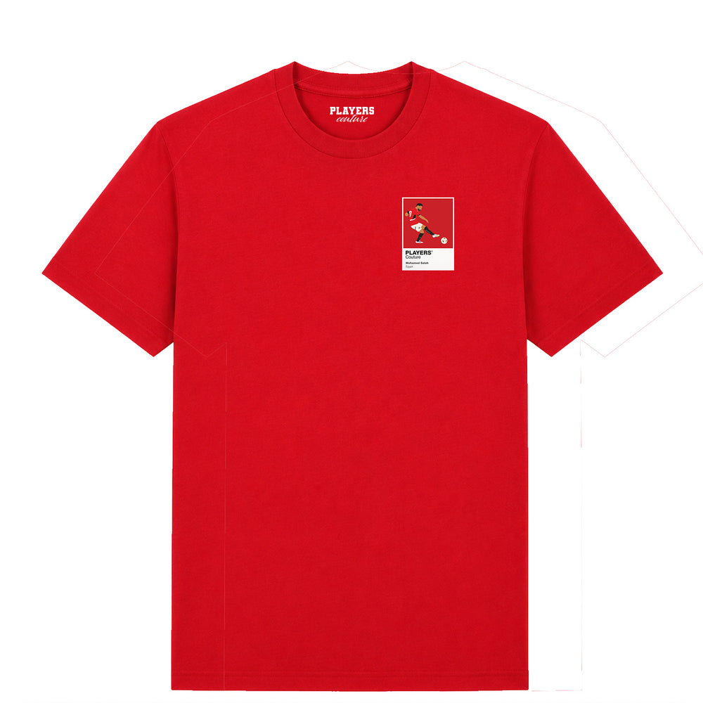 Mohamed Salah Players Couture Mens Red T-Shirt