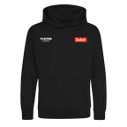 Mo Salah Red Logo Players Couture Kids Hoodie Black