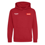 Mo Salah Red Logo Players Couture Kids Hoodie Red