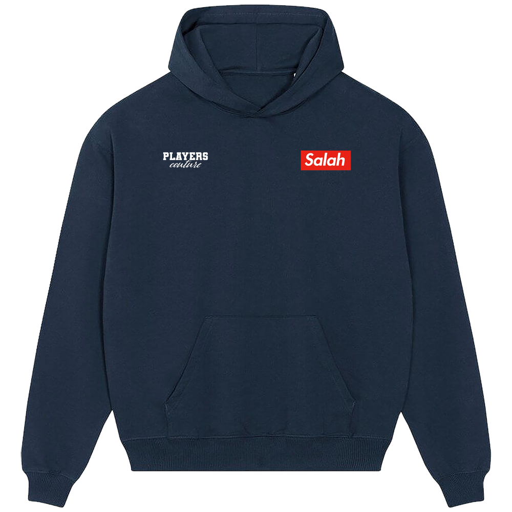 Mo Salah Logo Players Couture Men's Casual Hoodie Navy
