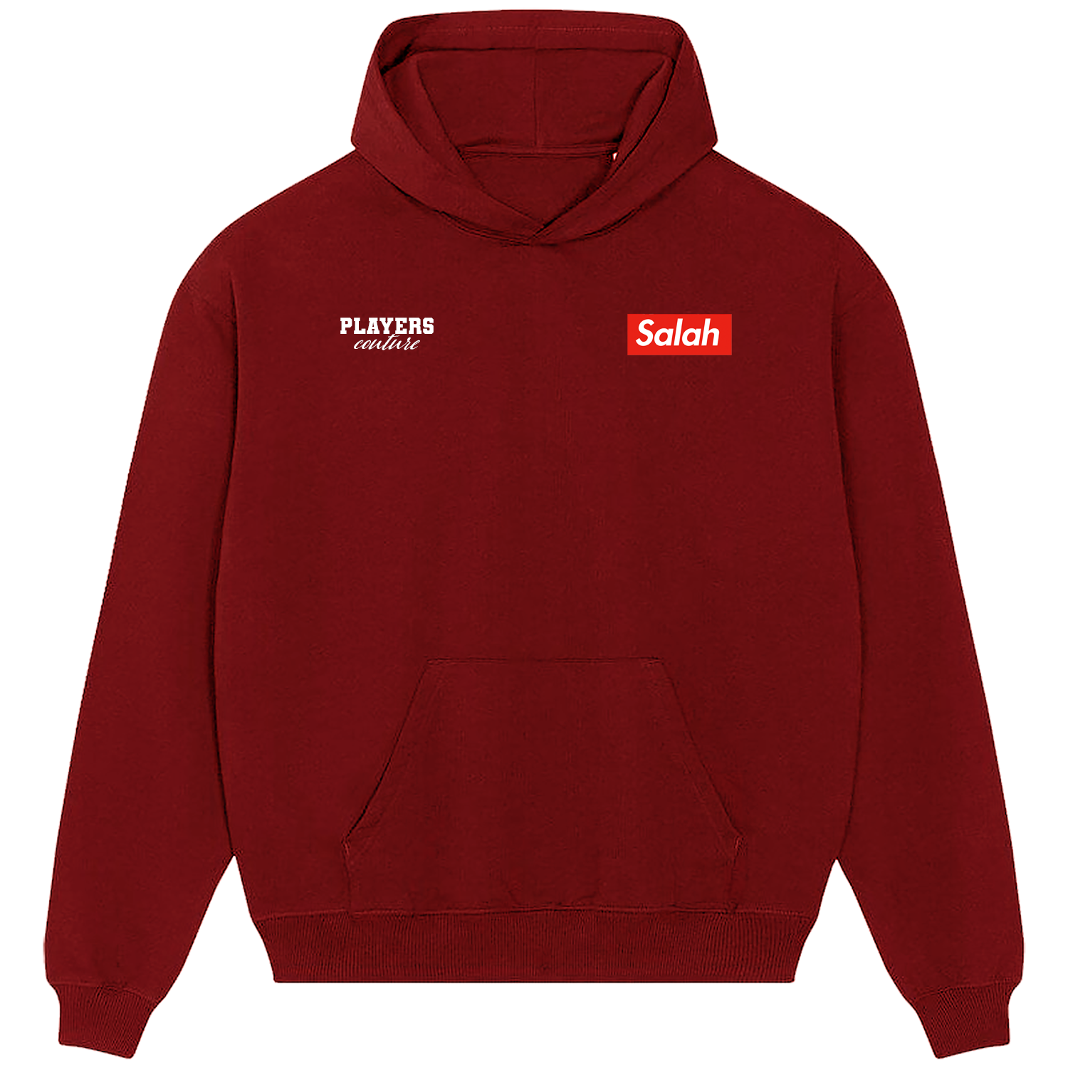 Mo Salah Logo Players Couture Men's Casual Hoodie Red