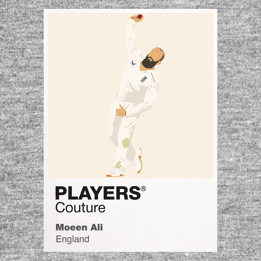 Moeen Ali Cricket Icon Frame Men's Hoodie