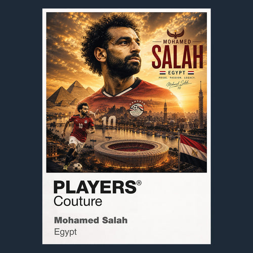 Mohamed Salah Egypt Atlas Frame artwork by Players Couture