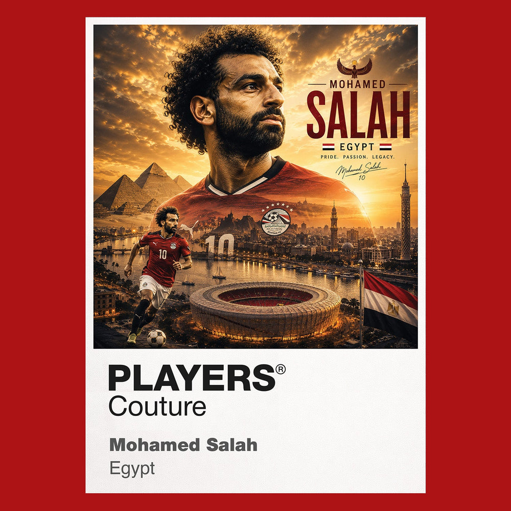 Mohamed Salah Egypt Atlas Frame artwork by Players Couture