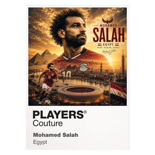 Mohamed Salah Egypt Atlas Frame artwork by Players Couture