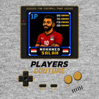 Mohamed Salah 1P 8-Bit t-shirt retro gaming design by Players Couture