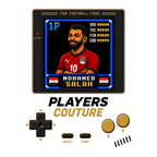Mohamed Salah 1P 8-Bit t-shirt retro gaming design by Players Couture