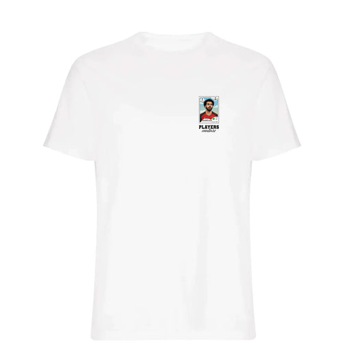 Mohamed Salah Liverpool t-shirt – white men's t-shirt featuring the Mohamed Salah Liverpool Players Couture logo