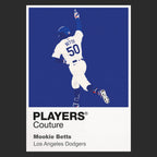 Mookie Betts Dodgers Baseball Icon Frame - Icon Design (View 9)