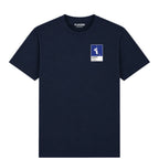 Mookie Betts Dodgers Baseball Icon Frame Men's T-Shirt - Navy