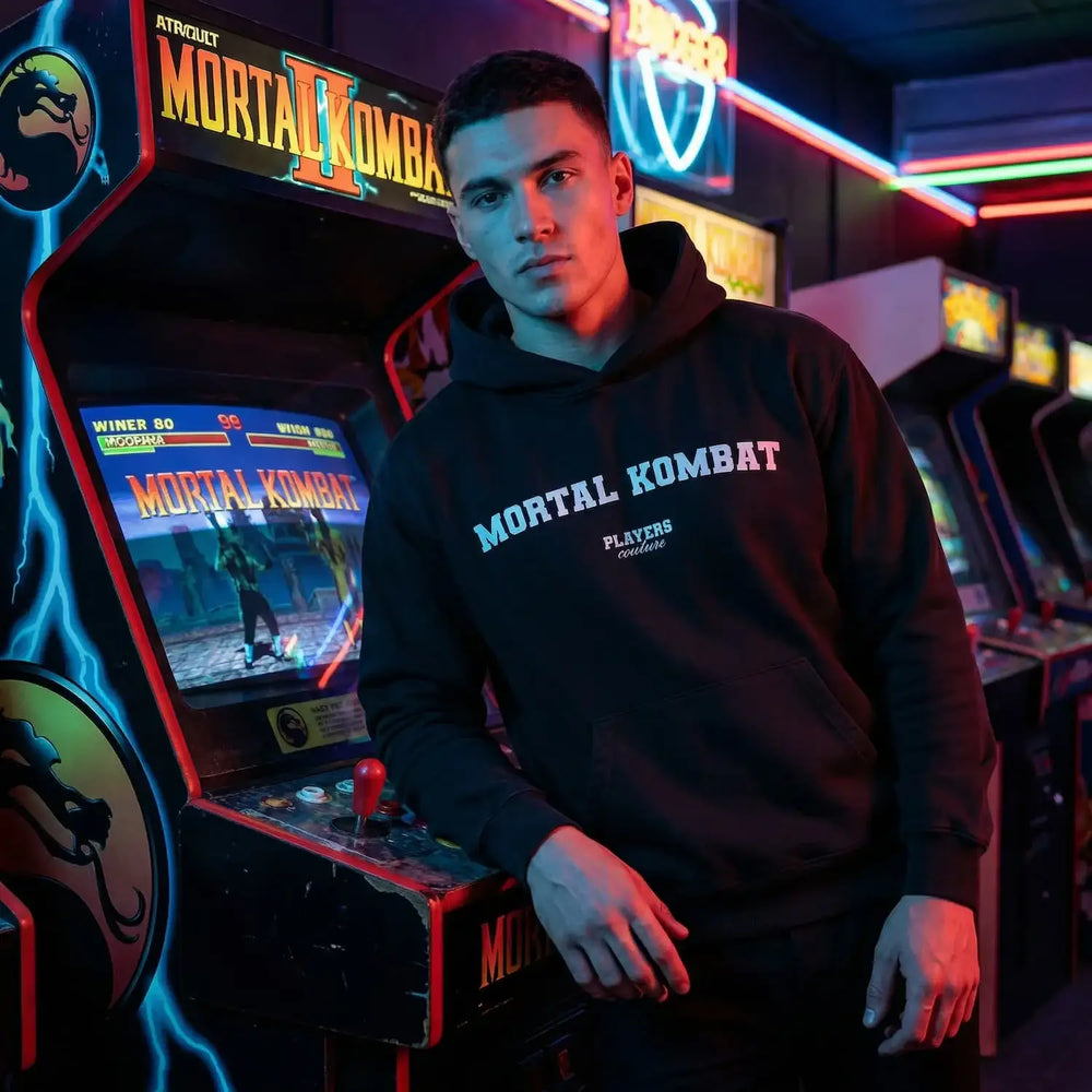 Mortal Kombat Players Couture Men's Casual Hoodie - Navy / S | Gaming, Hoodies, Men's, Name Collection