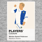 Morten Gamst-Pedersen Blackburn Rovers Icon Frame — Gray