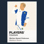 Morten Gamst-Pedersen Blackburn Rovers Icon Frame — Navy