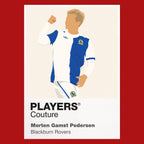Morten Gamst Pedersen Blackburn Rovers Icon Frame Men's Hoodie