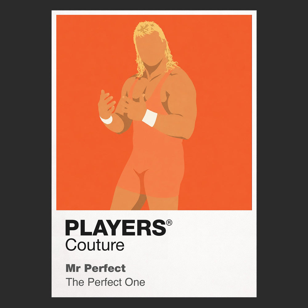 Mr. Perfect Wrestling Icon Frame Men's Hoodie