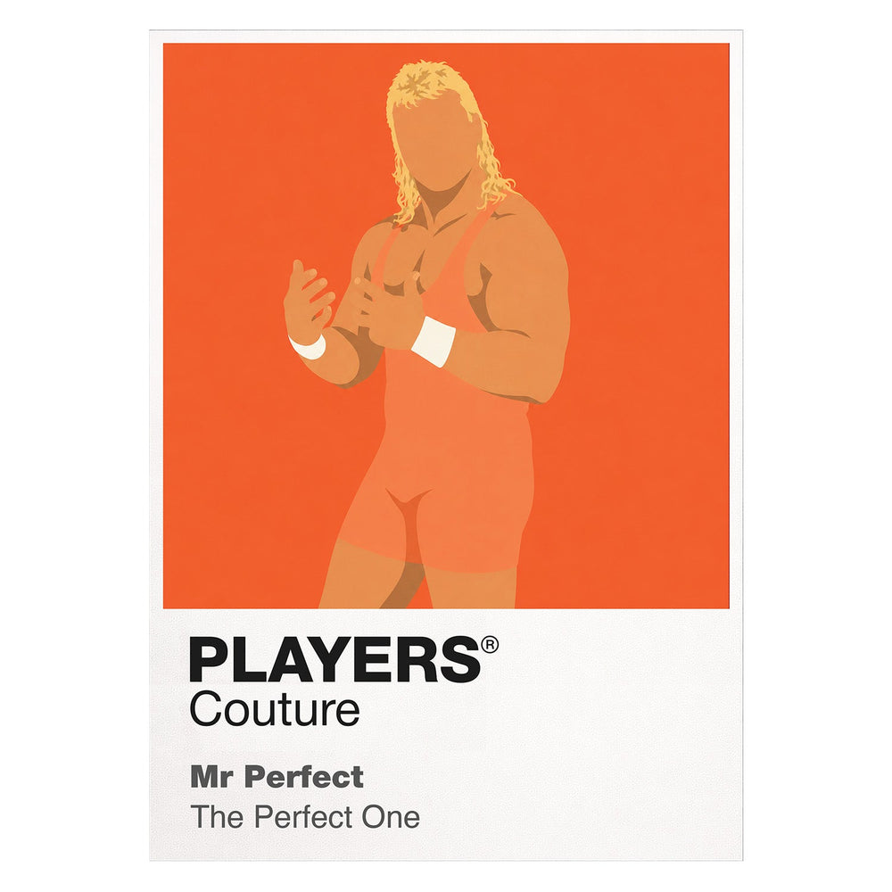 Mr. Perfect Wrestling Icon Frame Men's T-Shirt