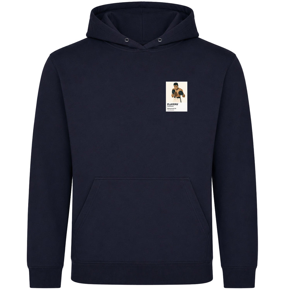 Muhammad Ali Boxing Icon Frame Men's Hoodie - Navy