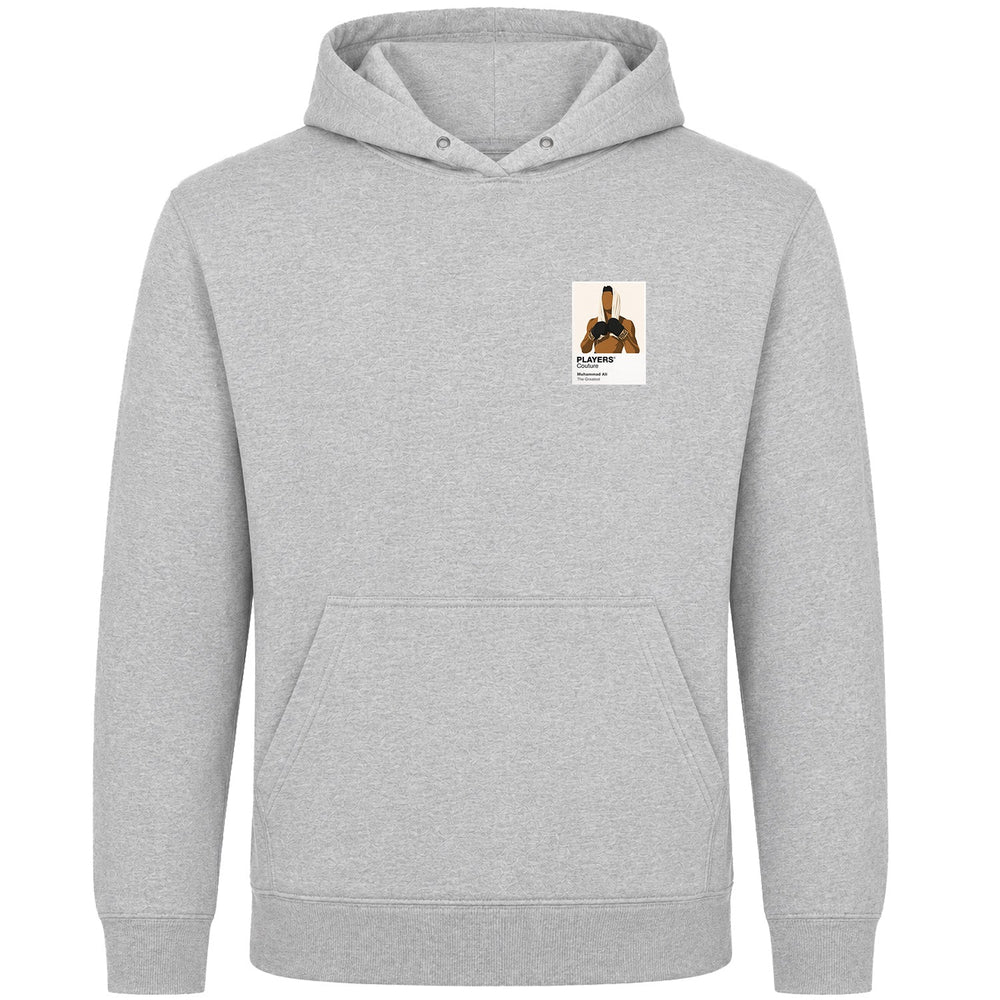 Muhammad Ali 2 Boxing Icon Frame Men's Hoodie - Gray