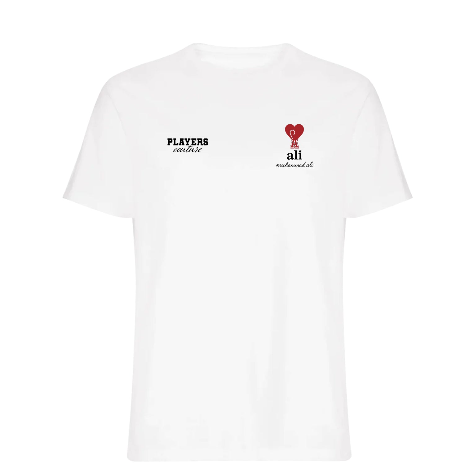 Muhammad Ali Logo Players Couture Mens T-Shirt White