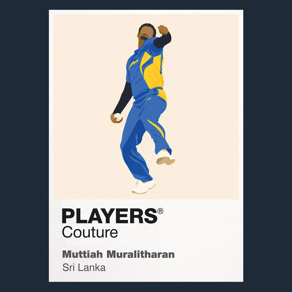 Muttiah Muralitharan Cricket Icon Frame Men's Hoodie