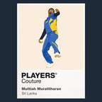 Muttiah Muralitharan Cricket Icon Frame Men's Hoodie