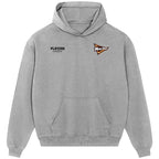 Nacho hoodie – grey men's hoodie featuring the Nacho Players Couture logo