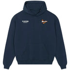 Nacho hoodie – navy men's hoodie featuring the Nacho Players Couture logo