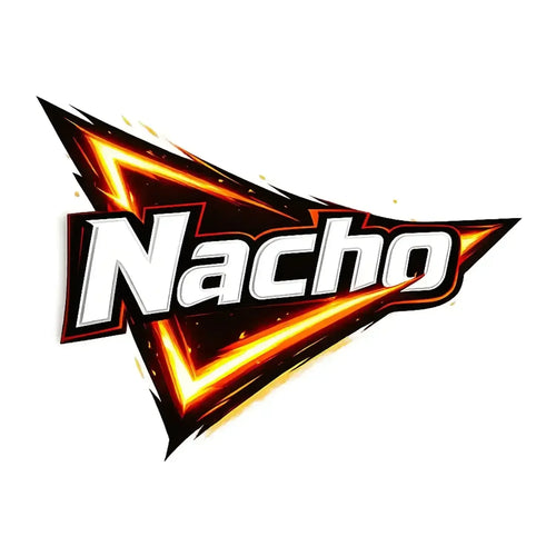 Nacho Logo Men's Hoodie – white close-up detail shot of the Nacho Players Couture logo design