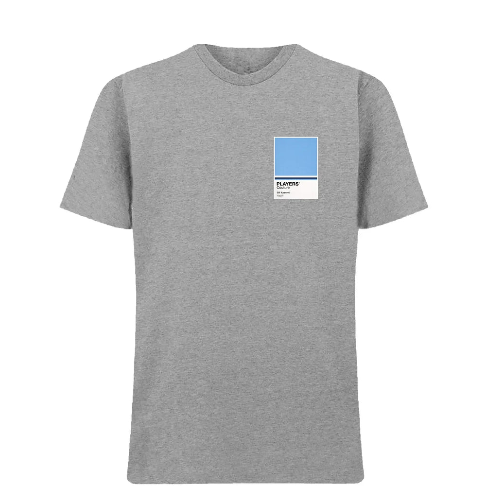 Napoli t-shirt – grey men's t-shirt featuring the Napoli Players Couture logo