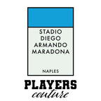 Napoli Monopoly Card hoodie – white men's hoodie with black Napoli Monopoly Card letters and Players Couture logo on the