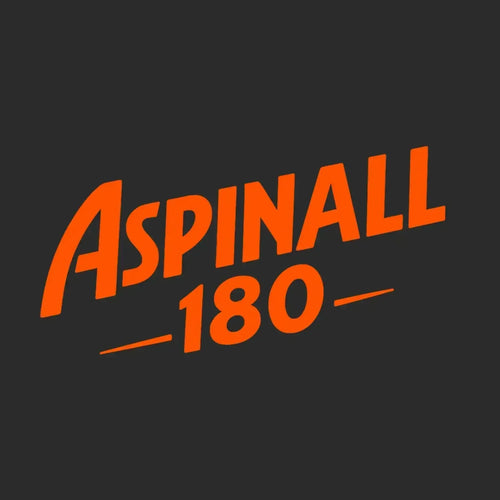 Nathan Aspinall Logo Men's Hoodie – black close-up detail shot of the Nathan Aspinall Players Couture logo design